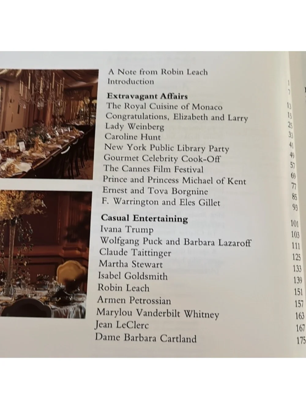 The Lifestyles of the Rich, and Famous Cookbook by Robin Leach HC/DJ EXC